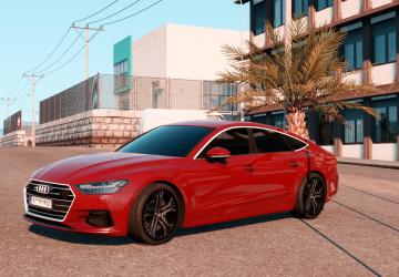 Мод Audi A7 Sportback 2024 версия 1.5 для Euro Truck Simulator 2 (v1.58.x)