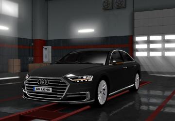 Мод Audi A8 2018 версия 15.03.18 для Euro Truck Simulator 2 (v1.28.x, 1.30.x)