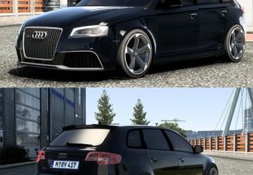 Мод Audi RS3 Sportback версия 1.3 для Euro Truck Simulator 2 (v1.40.x, 1.41.x)