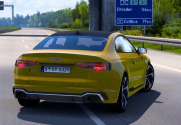 Мод Audi RS5 Coupe 2024 версия 1.1 для Euro Truck Simulator 2 (v1.50.x)