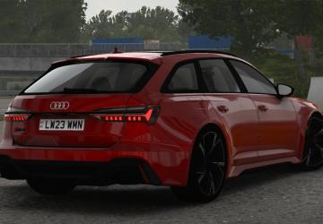 Мод Audi RS6 Avant C8 2020 версия 1.3 для Euro Truck Simulator 2 (v1.50.x)