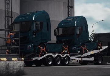 Мод Автовоз в собственночть «Truck Transport Trailer» v3.0 для Euro Truck Simulator 2 (v1.32.x, - 1.34.x)