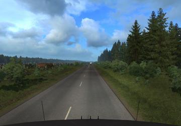 Карту Bartoland map 1:1 версия 1.8 для Euro Truck Simulator 2 (v1.36.x)