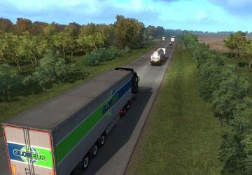 Карту Bartoland map 1:1 версия 1.8 для Euro Truck Simulator 2 (v1.36.x)