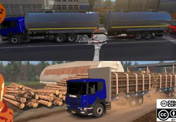 Мод BDF прицепы для Scania Megamod версия 1.2 для Euro Truck Simulator 2 (v1.49.x)