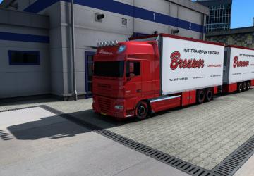 Мод BDF Tandem Brouwer Transport Urk версия 1.0 для Euro Truck Simulator 2 (v1.38.x)