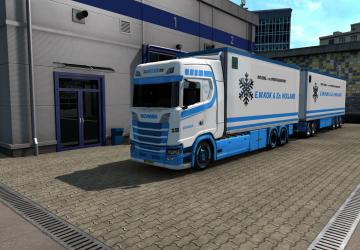 Мод BDF Tandem Mike Kok версия 1.0 для Euro Truck Simulator 2 (v1.38.x)