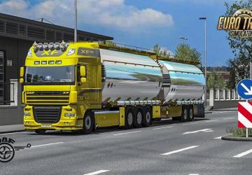 Мод BDF Tandem Truck Pack версия 106.0 для Euro Truck Simulator 2 (v1.35.x)