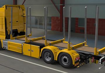 Мод BDF Tandem Truck Pack версия 137.15 для Euro Truck Simulator 2 (v1.37.x)