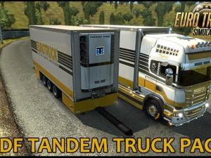 Мод BDF Tandem Truck Pack версия 85.7 для Euro Truck Simulator 2 (v1.28-1.30.x)