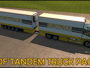 Мод BDF Tandem Truck Pack версия 88.0 для Euro Truck Simulator 2 (v1.30.x)