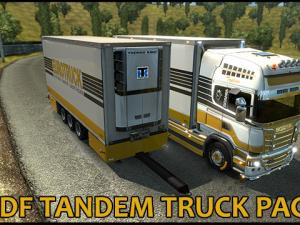 Мод BDF Tandem Truck Pack версия 88.0 для Euro Truck Simulator 2 (v1.30.x)