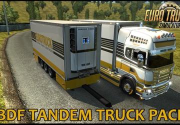 Мод BDF Tandem Truck Pack версия 91.0 для Euro Truck Simulator 2 (v1.31.x)