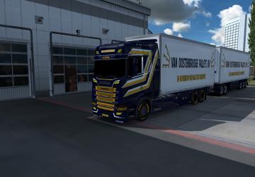 Мод BDF Tandem Van Oostenbrugge версия 1.0 для Euro Truck Simulator 2 (v1.37.x, 1.38.x)