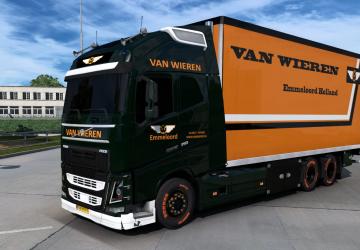 Мод BDF Tandem Van Wieren Special BV версия 1.0 для Euro Truck Simulator 2 (v1.38.x)