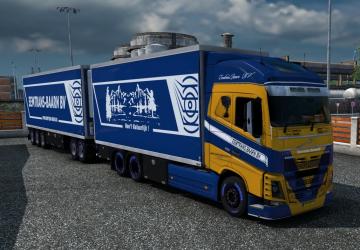 Мод BDF Tandem Volvo Eemtrans-Baarn BV версия 1.0 для Euro Truck Simulator 2 (v1.38.x)