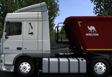 Мод Белые пластиковые колпаки версия 1.0 для Euro Truck Simulator 2 (v1.57)