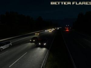Мод Better Flares addons for Jazzycat Packs версия 3.3b для Euro Truck Simulator 2 (v1.35.x, - 1.39.x)