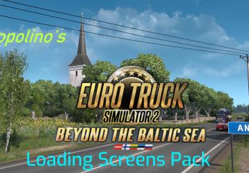 Мод Beyond the Baltic Sea loading screens pack v1.0 для Euro Truck Simulator 2 (v1.28.x, - 1.32.x)