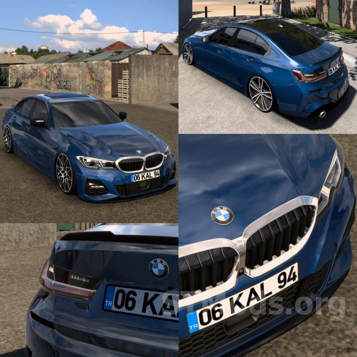 Скачать мод Bmw 3 Series G20 версия 10 для Euro Truck Simulator 2 V150x 4506