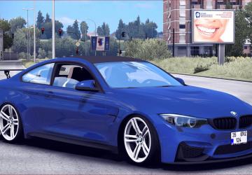 Мод BMW M4 GTS версия 1.2 для Euro Truck Simulator 2 (v1.37.x)