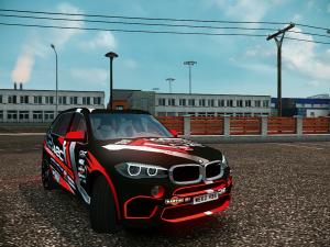 Мод BMW X5M 2016 «World Rally Championship» версия 1.0 для Euro Truck Simulator 2 (v1.28.x)