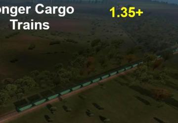 Мод Более длинные грузовые поезда в Европе версия 1.5.6 для Euro Truck Simulator 2 (v1.49.x)