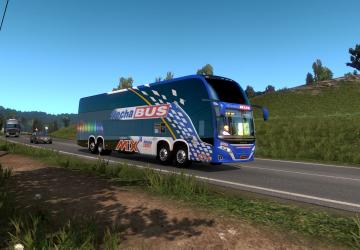 Мод Большой пак автобусов в трафик версия 1.0 для Euro Truck Simulator 2 (v1.44.x)