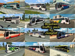 Мод Brazilian Traffic Pack версия 1.3.3 для Euro Truck Simulator 2 (v1.25)