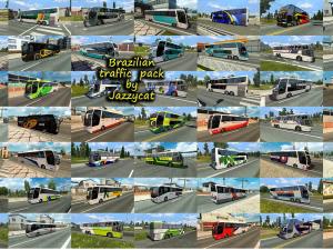 Мод Brazilian Traffic Pack версия 1.9 для Euro Truck Simulator 2 (v1.27.х, 1.28.x)