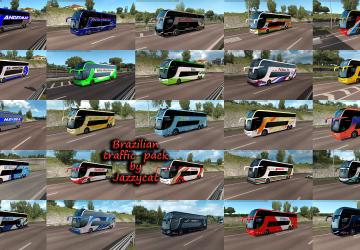 Мод Brazilian Traffic Pack версия 2.3 для Euro Truck Simulator 2 (v1.35.x, 1.36.x)