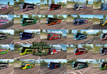 Мод Brazilian Traffic Pack версия 2.3 для Euro Truck Simulator 2 (v1.35.x, 1.36.x)