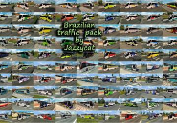 Мод Brazilian Traffic Pack версия 5.2.4 для Euro Truck Simulator 2 (v1.49.x)