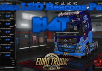 Мод Britax LED Beacons Pack версия 12.02.19 для Euro Truck Simulator 2 (v1.33.x, - 1.39.x)