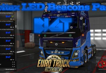 Мод Britax LED Beacons Pack версия 22.02.18 для Euro Truck Simulator 2 (v1.30.x, - 1.32.x)