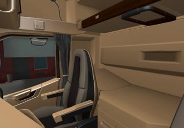 Мод Brown interior Volvo FH16 2012 версия 1.0 для Euro Truck Simulator 2 (v1.45.x, 1.46.x)