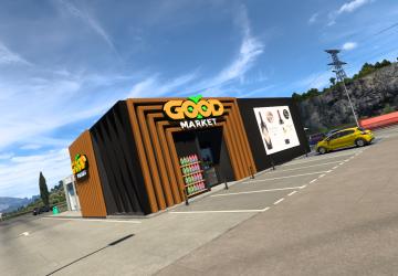 Мод БРСМ Нафта Gas Station версия 0.2 для Euro Truck Simulator 2 (v1.45)