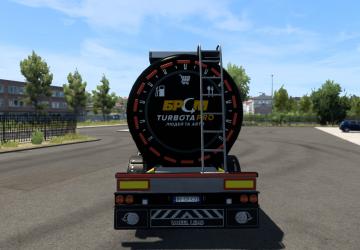 Мод БРСМ TurbotaPRO Trailer Skin версия 1.0 для Euro Truck Simulator 2 (v1.45)