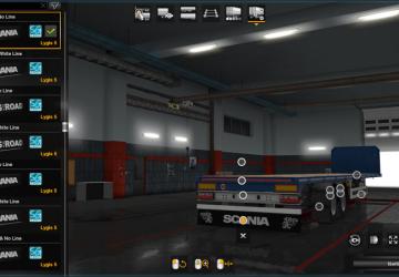 Мод Пак тюнинга для  SCS трейлеров версия 1.0 для Euro Truck Simulator 2 (v1.35.x)