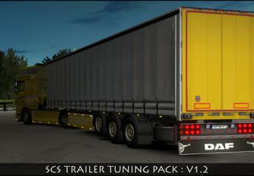 Мод Пак тюнинга для  SCS трейлеров версия 1.2 для Euro Truck Simulator 2 (v1.35.x)