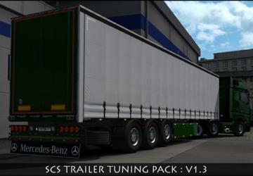 Мод Пак тюнинга для  SCS трейлеров версия 1.3 для Euro Truck Simulator 2 (v1.35.x)