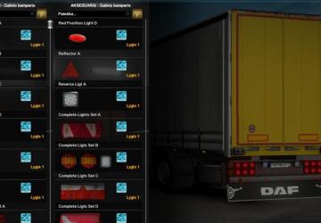 Мод Пак тюнинга для  SCS трейлеров версия 1.3 для Euro Truck Simulator 2 (v1.35.x)