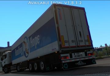 Мод Пак тюнинга для  SCS трейлеров версия 1.8.3.2 для Euro Truck Simulator 2 (v1.39.x)