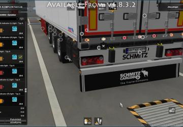 Мод Пак тюнинга для  SCS трейлеров версия 1.9.1 для Euro Truck Simulator 2 (v1.48.x)