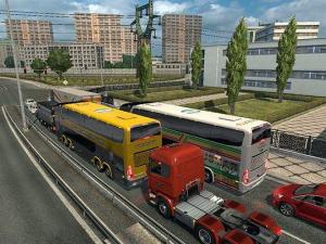 Мод Bus Marcopolo G7 Argentina in traffic версия 04.06.17 для Euro Truck Simulator 2 (v1.26.x, - 1.32.х)