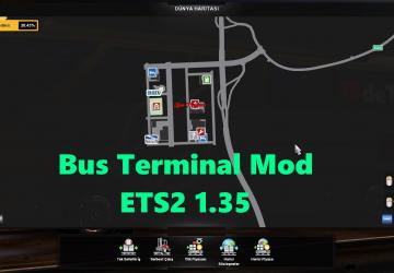 Карту Bus Station версия 1.3 для Euro Truck Simulator 2 (v1.35.x)