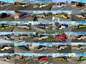 Мод Bus Traffic Pack версия 2.8 для Euro Truck Simulator 2 (v1.27.х, 1.28.x)