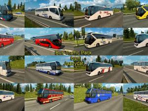 Мод Bus Traffic Pack версия 3.3 для Euro Truck Simulator 2 (v1.30.x)