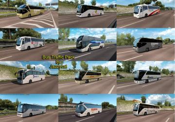 Мод Bus Traffic Pack версия 5.6 для Euro Truck Simulator 2 (v1.31.x, 1.32.x)