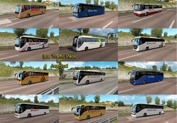 Мод Bus Traffic Pack версия 7.3 для Euro Truck Simulator 2 (v1.35.x)